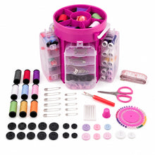 Costurero completo 210 piezas color fucsia - detalle del producto