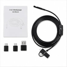 Cámara Endoscopia De 5 Metros 7mm Android 6 Leds 3 En 1 - detalle del producto