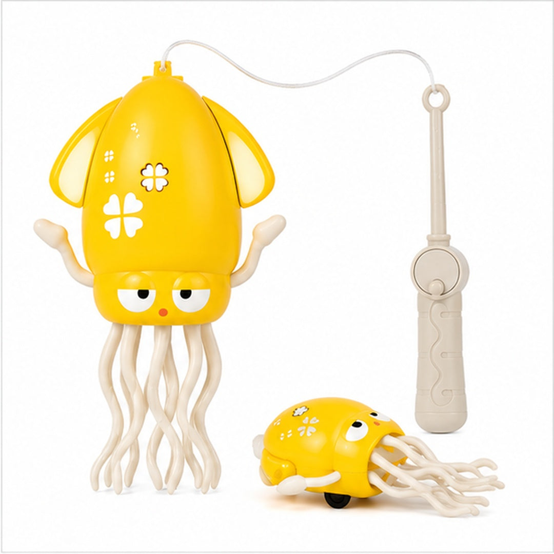 Pulpo Calamar Bailarín Musical Recargable Para Niños - variante NARANJA