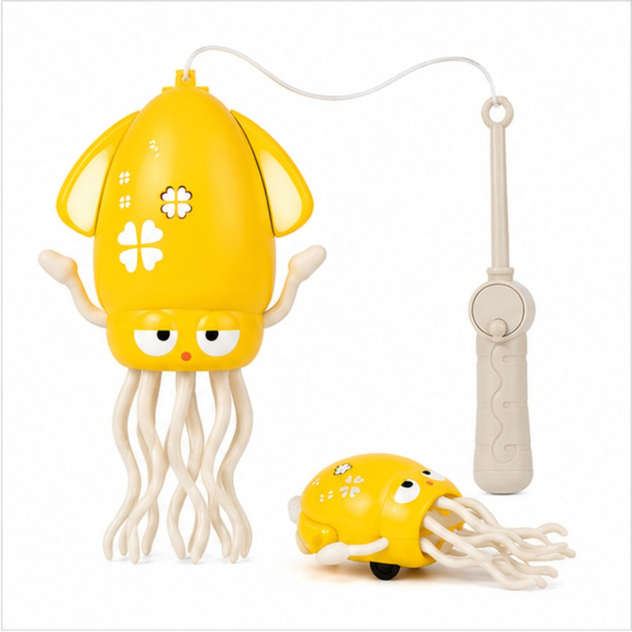 Pulpo Calamar Bailarín Musical Recargable Para Niños - variante NARANJA