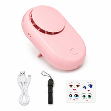 Secador Ventilador Para Extensiones de Pestañas Inalámbrico Emoji - variante white