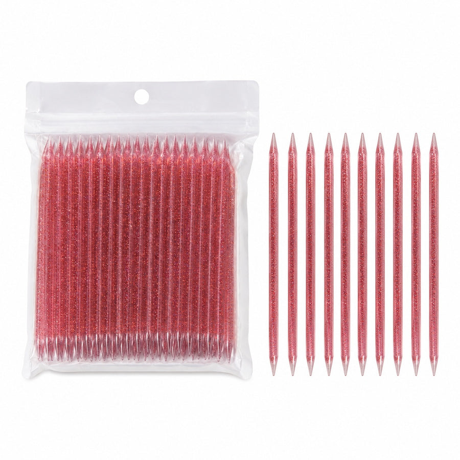 PALITOS DE NARANJO O VARILLAS ACRILICAS PARA MANICURE - variante Rojo