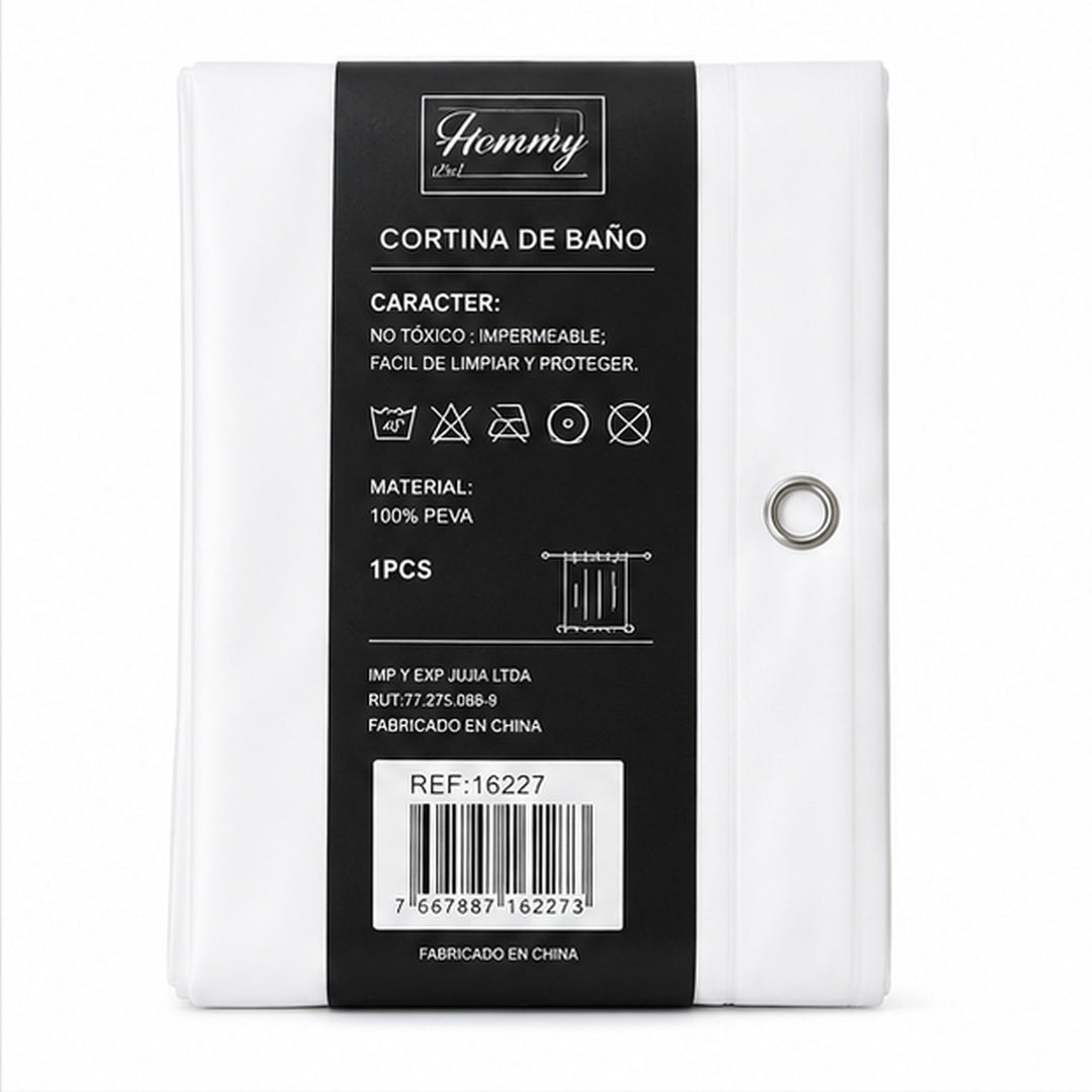 Cortina Forro De Baño Blanco - imagen principal