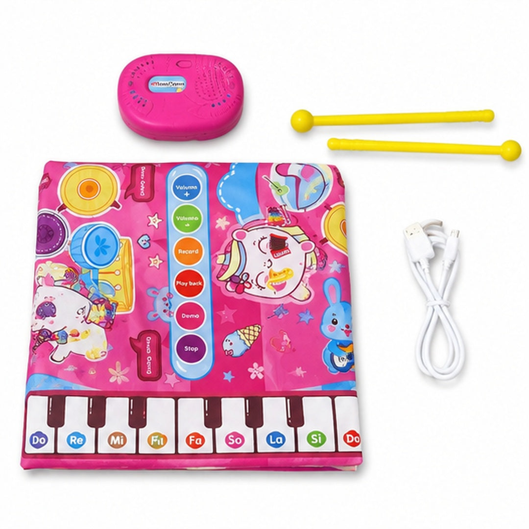 Alfombra Musical 2 en 1 Music Carpet 80cmX50cm Rosa - vista 4 del producto