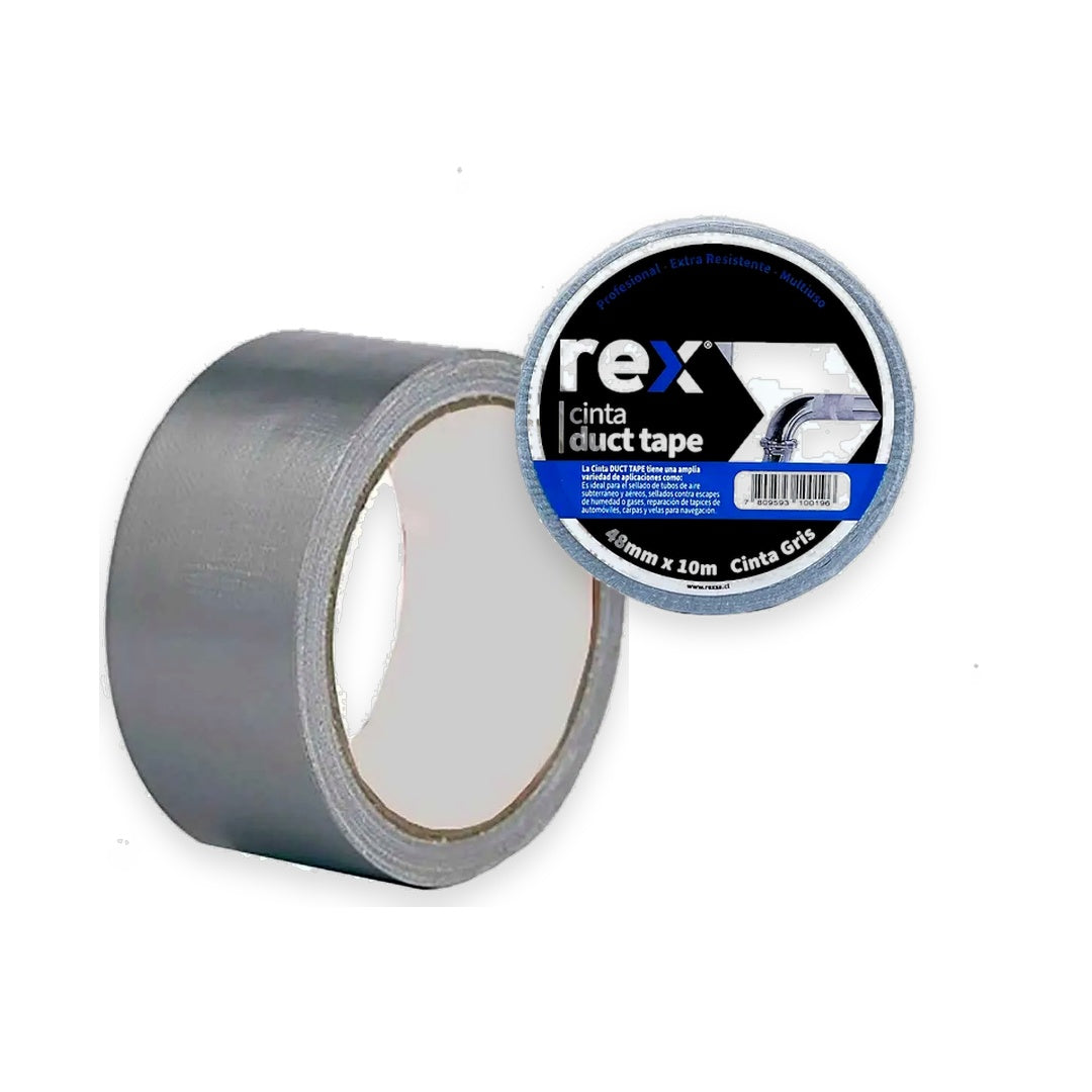 Cinta Adhesiva Rex Cinta Tela Multiuso 48mm X 10m X 4.8cm - imagen principal