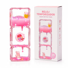 Temporizador sensorial de burbujas líquido color Rosa - detalle del producto
