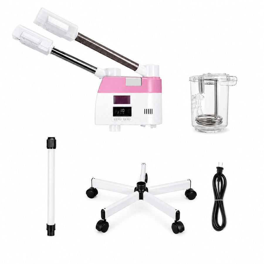 Vaporizador facial de pedestal color Rosa - detalle del producto