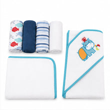 Set De Toalla Con Capucha Bebés Y Toallitas Multiuso Niños - vista 11 del producto