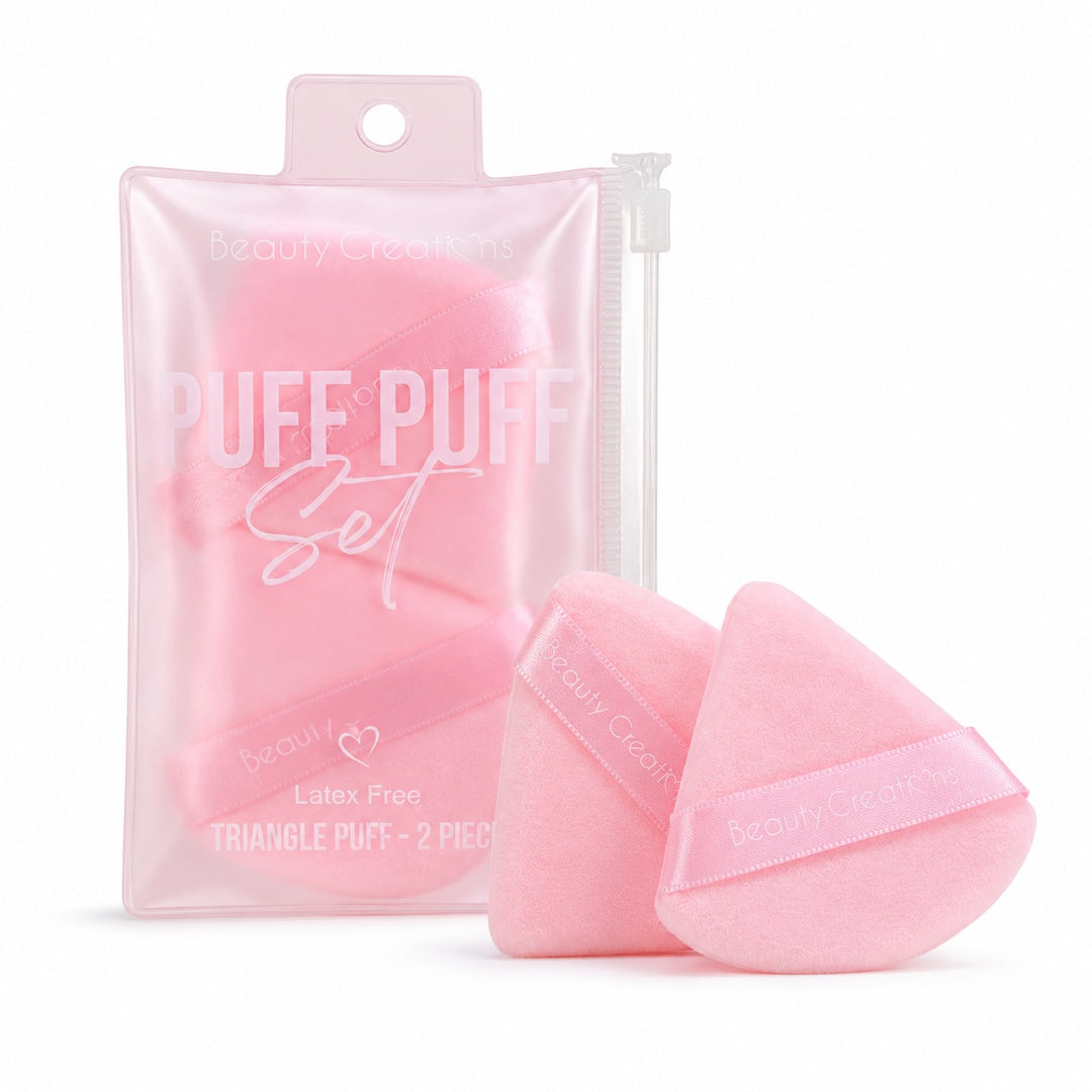 Set de 2 Esponjas de Maquillaje Beauty Creations Puff Puff Rosa