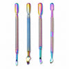 Set de 4 repujadores tornasol para manicure