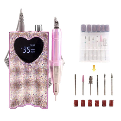 Torno Inalámbrico Para Manicure Podología 35000rpm Diamantes
