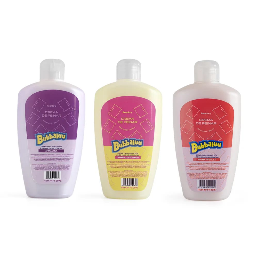 Crema Para Peinar Bubbaluu 250 ml