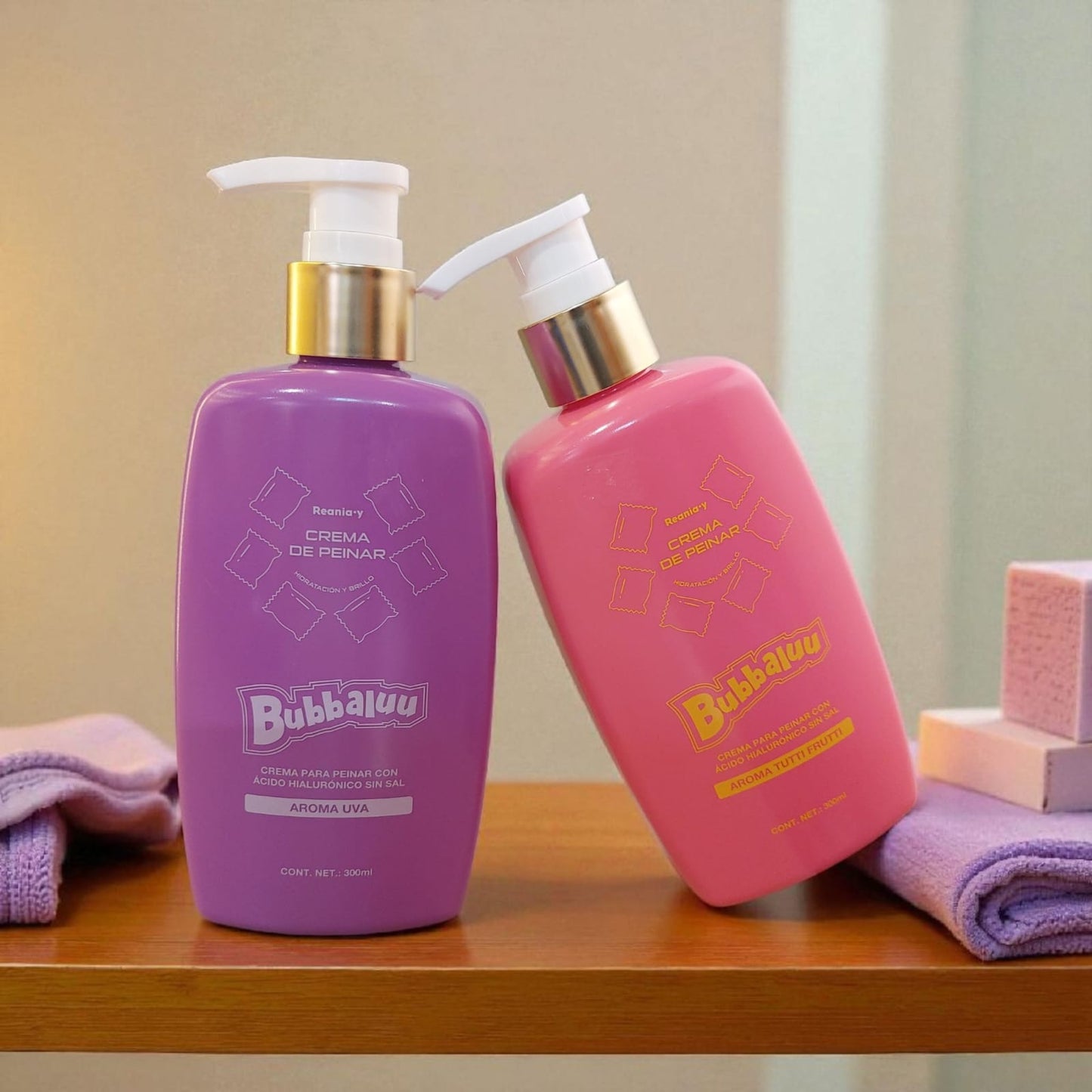 Crema de Peinar Bubbaluu Sin Sal 300ml