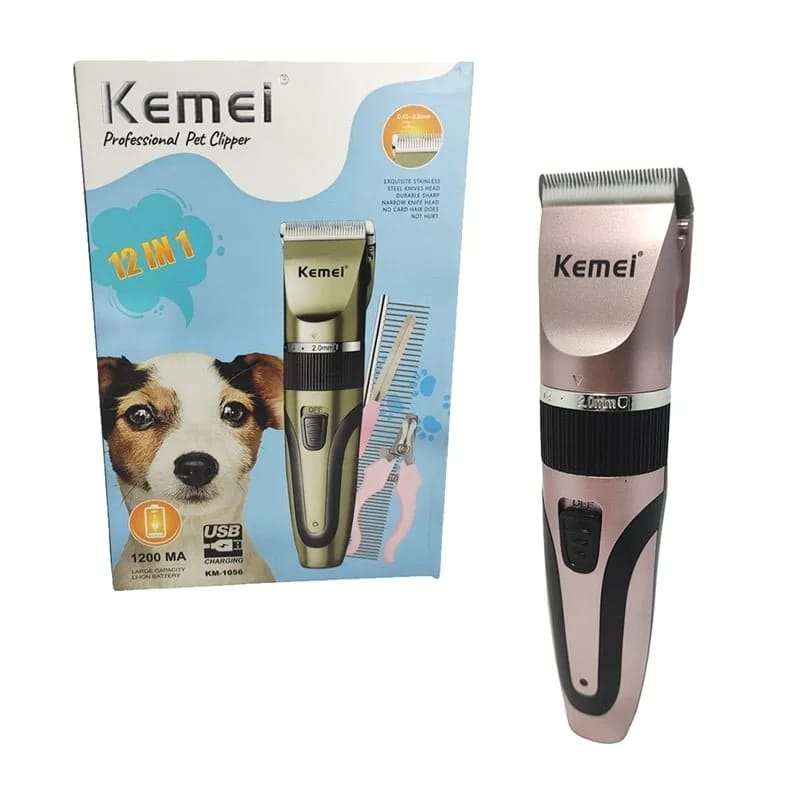 Cortadora de Pelo Para Mascotas Kemei Pet Clipper