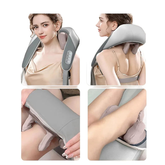 Masajeador de Hombro y Cuello Sistema de Compresión y Terapia de Calor