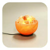 Lampara de Sal Himalaya Luz Led Colores Decorativa Base De Madera