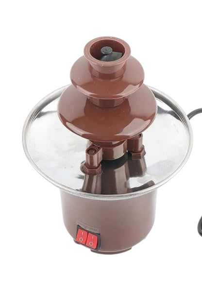 Mini Fuente Cascada De Chocolate Para Decoración De Mesa