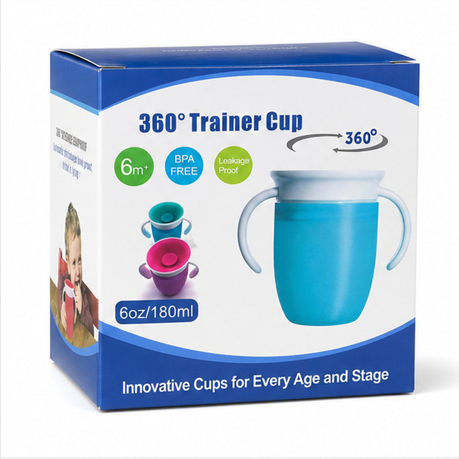 Vaso 360 antiderrame Magic Cup color azul - detalle del producto