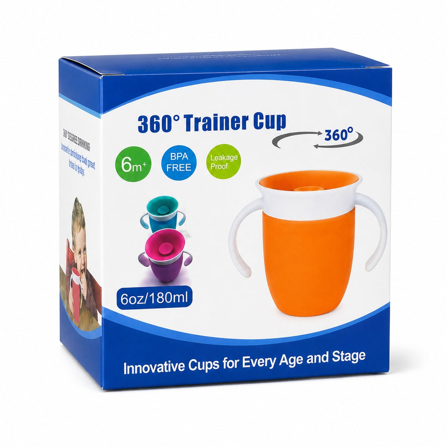 Vaso 360 antiderrame Magic Cup color naranja - vista 3 del producto