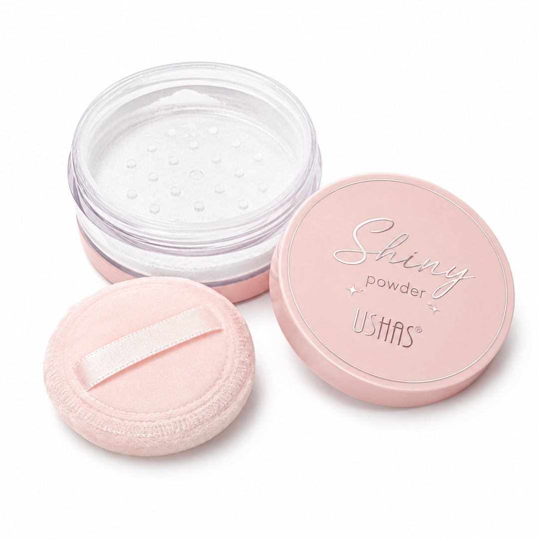 Polvo Suelto Fijación Traslúcido y Beige Shiny Ushas - vista 7 del producto