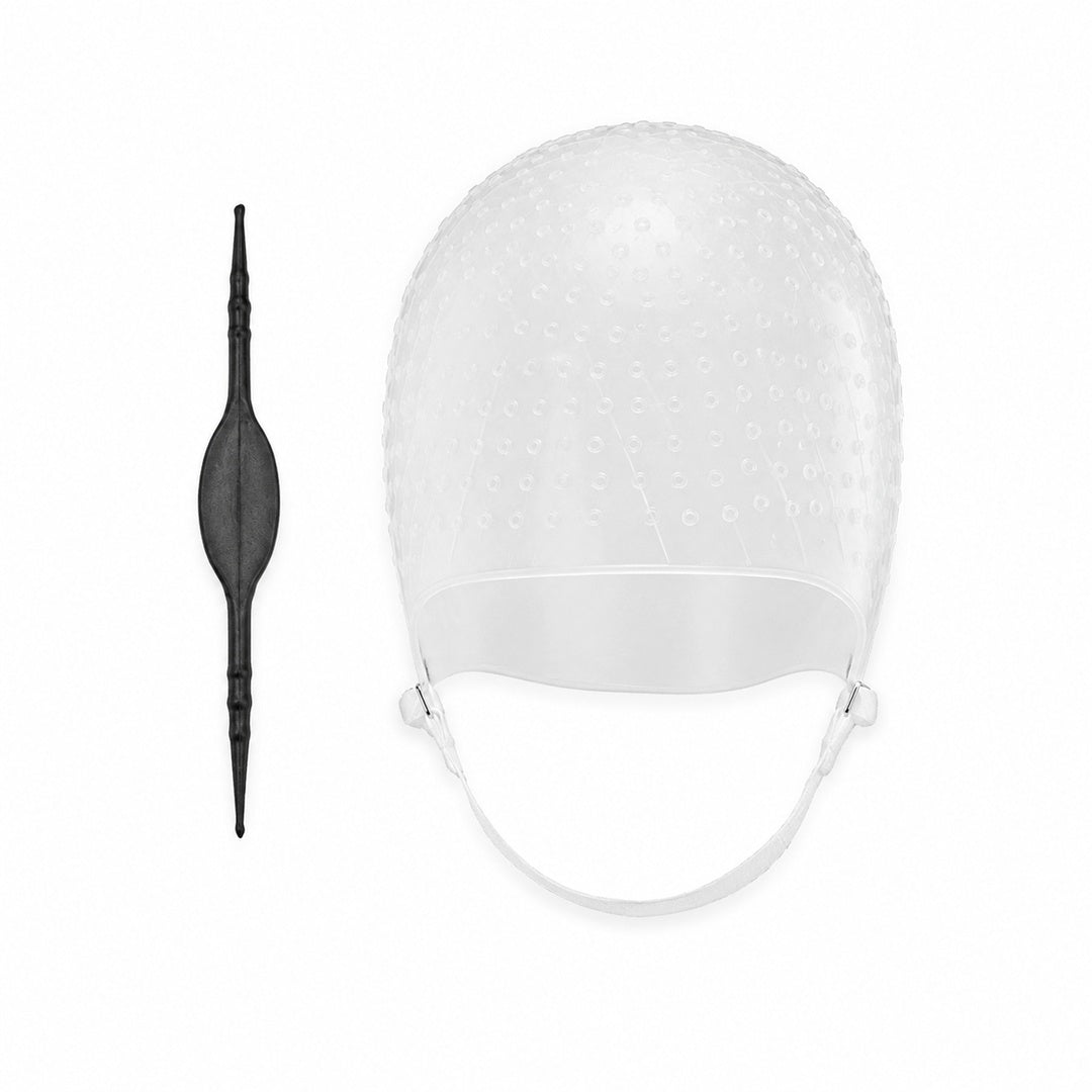 Gorro de Silicona Para Mechas Profesional Con Aguja de Gancho - vista 3 del producto