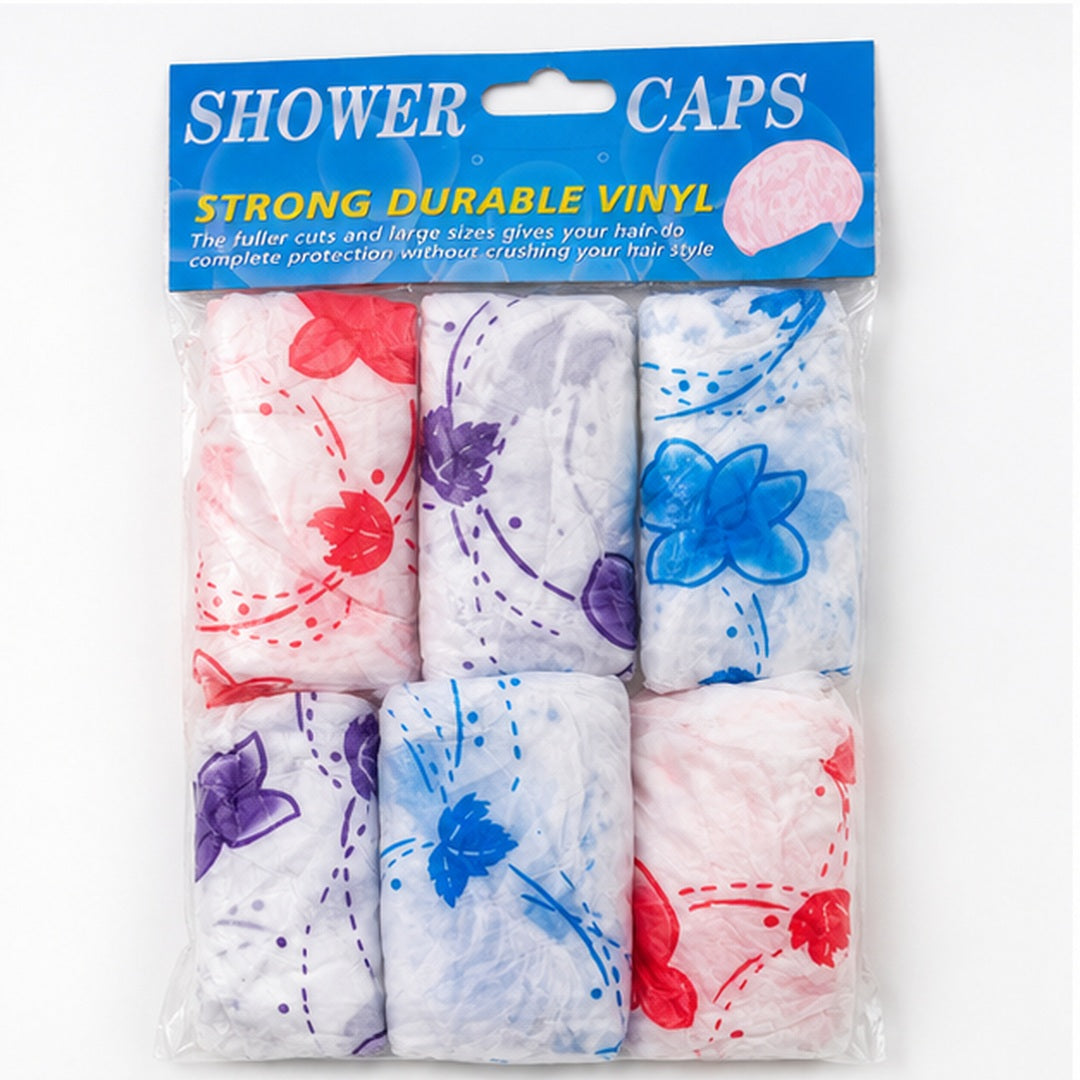 Pack de 6 Gorros de Plásticos Para Ducha y Tintura Reusables - vista 3 del producto