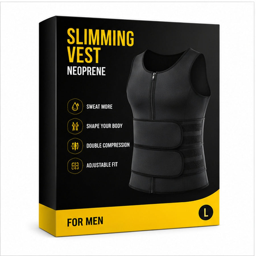 Chaleco De Neopreno Y Doble Apriete Para Hombre - variante XXL