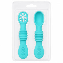 Set de cucharas de silicona para bebé color Turquesa - vista 3 del producto