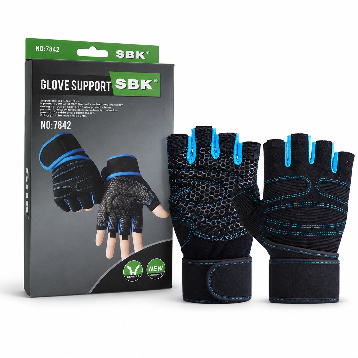 Guantes Entrenamiento Gym Pesas Antideslizantes - vista 3 del producto