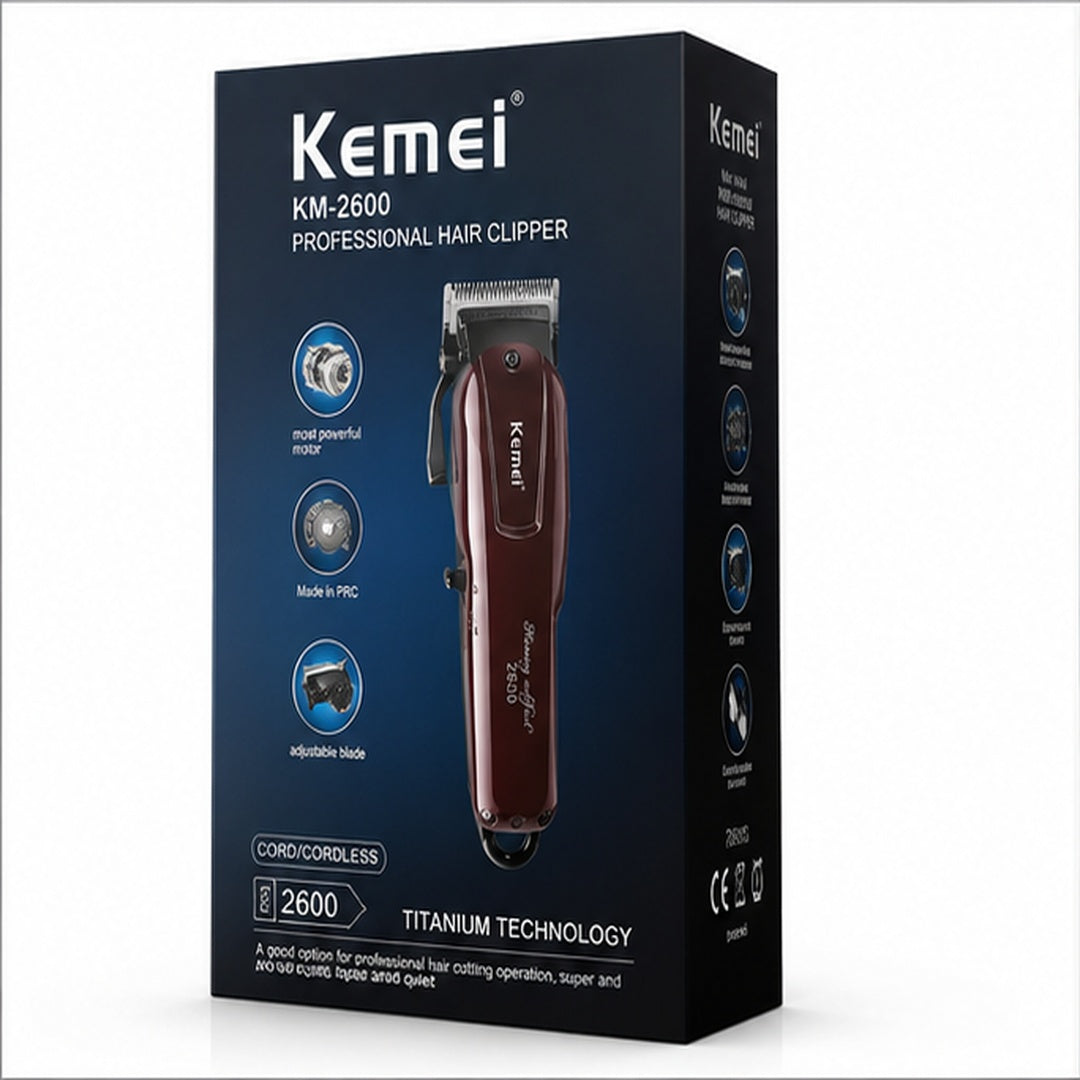 Cortadora de pelo Kemei KM-2600 100V240V - vista 3 del producto