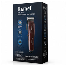 Cortadora de pelo Kemei KM-2600 100V240V - vista 3 del producto