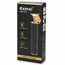 Máquina Afeitadora Recargable Kemei KM-1971- Negro- 100V/240V - vista 3 del producto