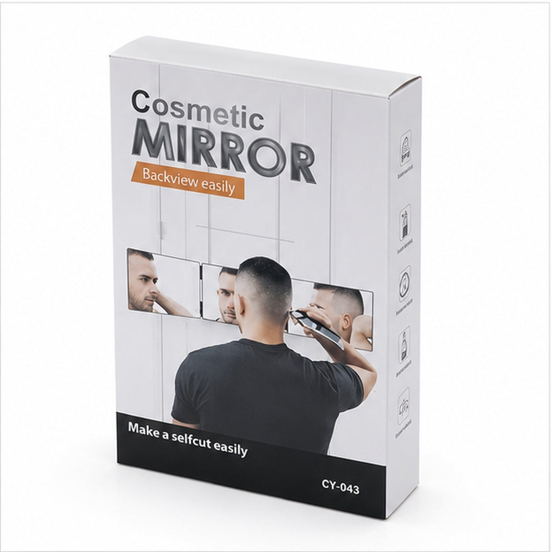 Espejo Triple Para Autocorte De Tres Caras Barbería - vista 3 del producto