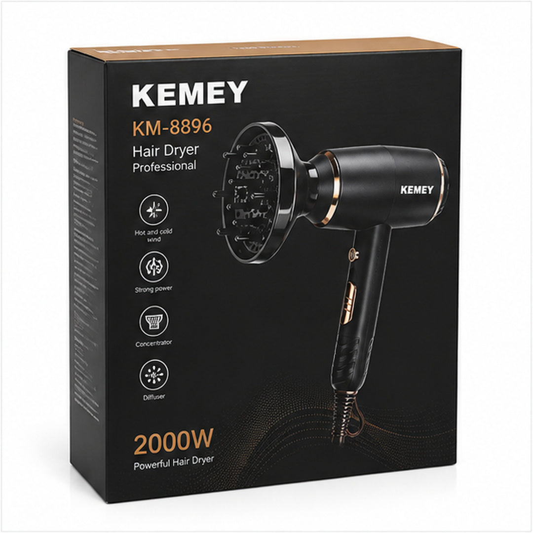 Secador Para El Cabello Kemei KM-8896 - vista 3 del producto