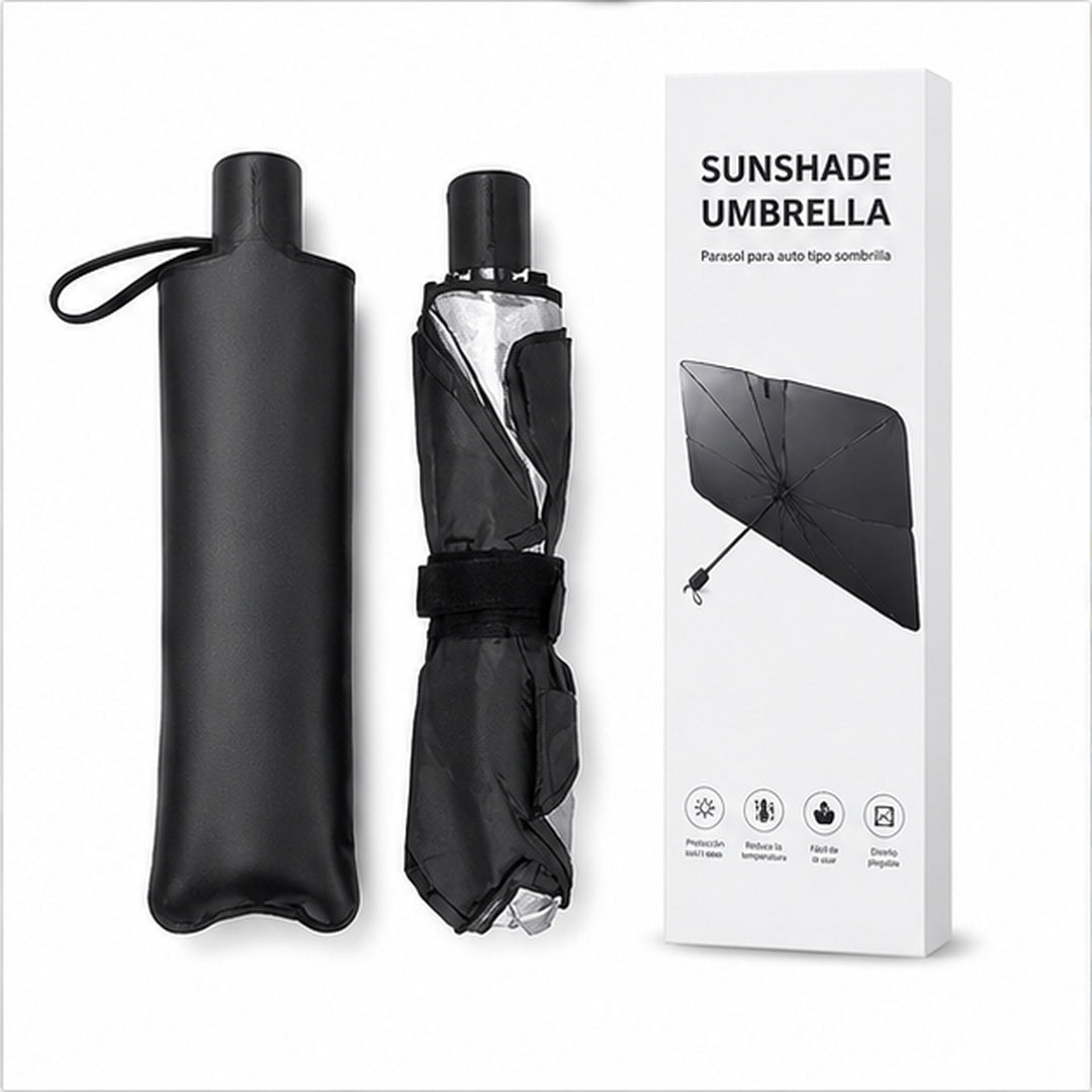 Quitasol Parasol De Auto Tipo Sombrilla Cubre Sol 80x145 - vista 3 del producto