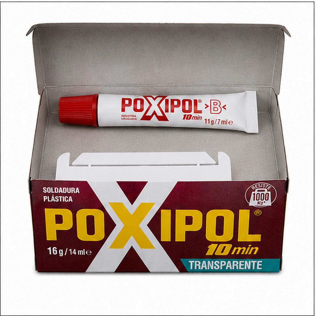 Soldadura Plástica Poxipol Gris 21 gr - vista 7 del producto