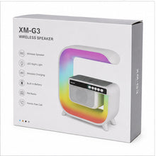 Cargador Portatil iPhone Inteligente Con Bluetooh Radio Led Cuadrado XM-G3 - vista 3 del producto