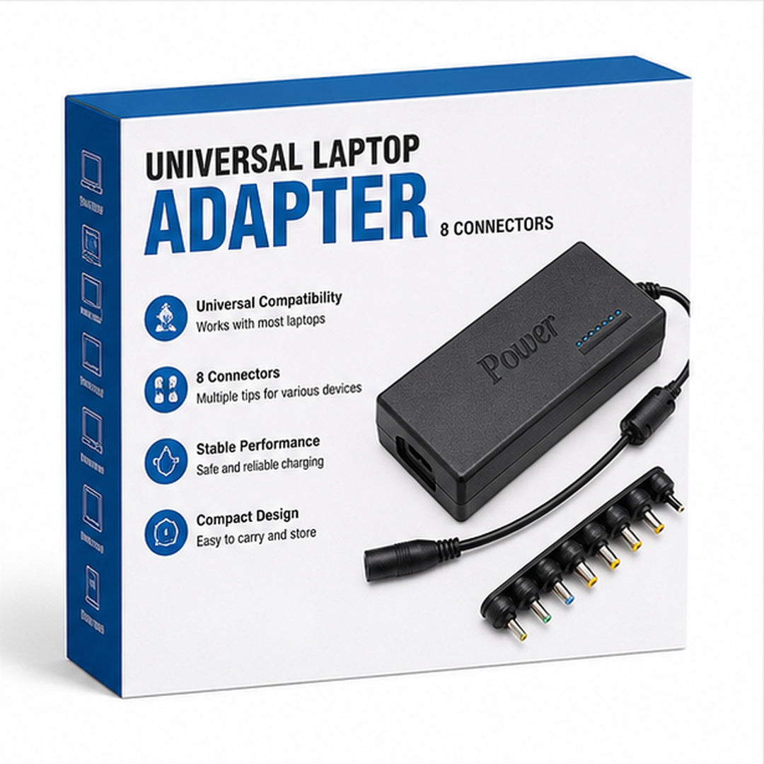 Cargador Adaptador Universal Para Laptop 8 Salidas - vista 3 del producto