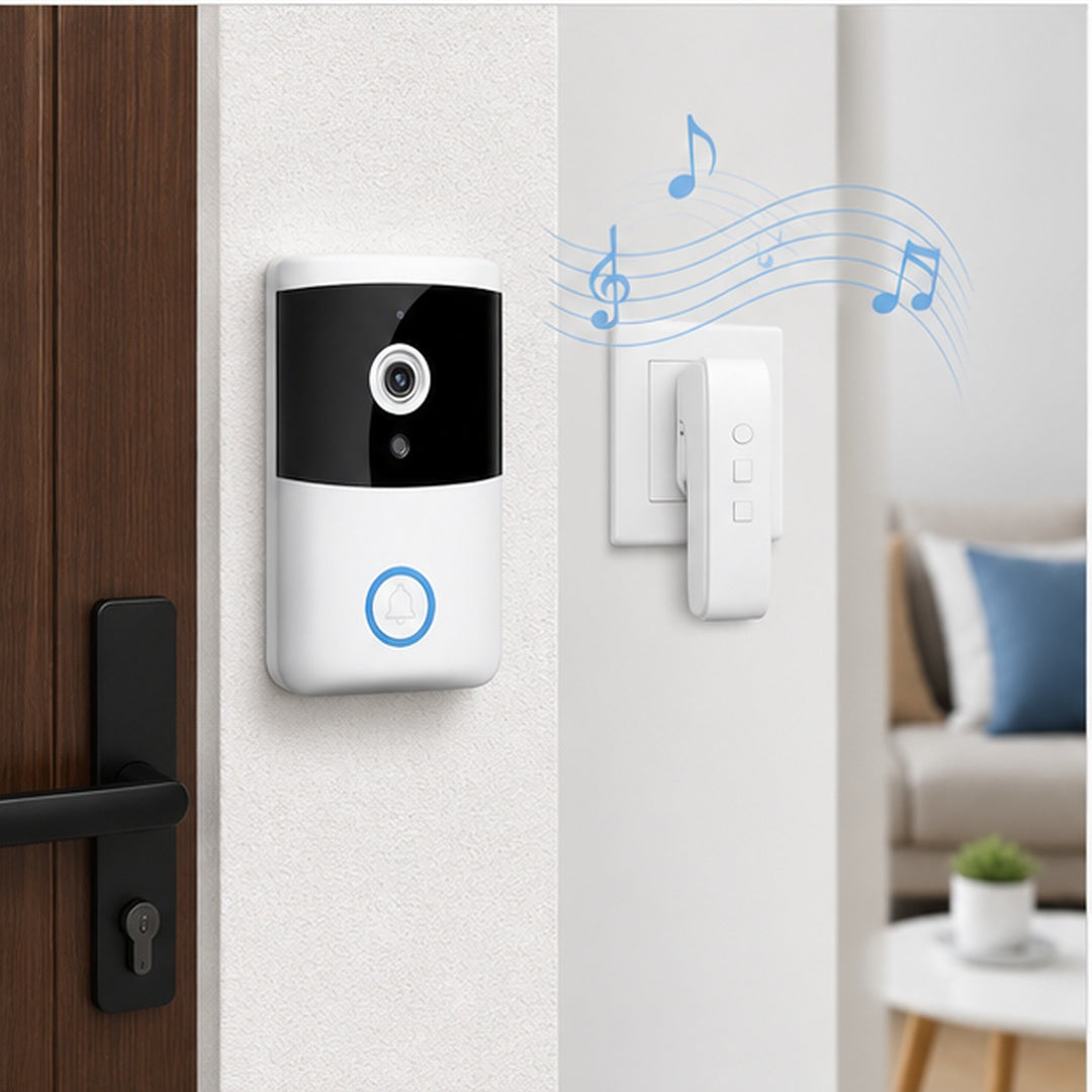 Timbre Cámara Inalámbrica Inteligente Recargable I5 - detalle del producto