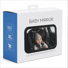 Espejo retrovisor para auto de bebé color negro - vista 3 del producto
