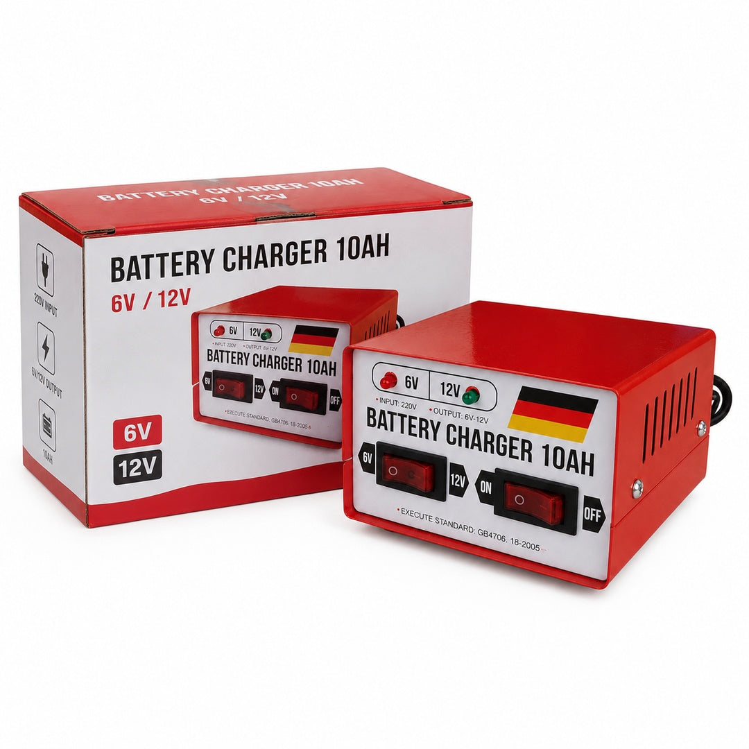 Cargador Batería 10amp. 220 A 6v-12v. - vista 3 del producto