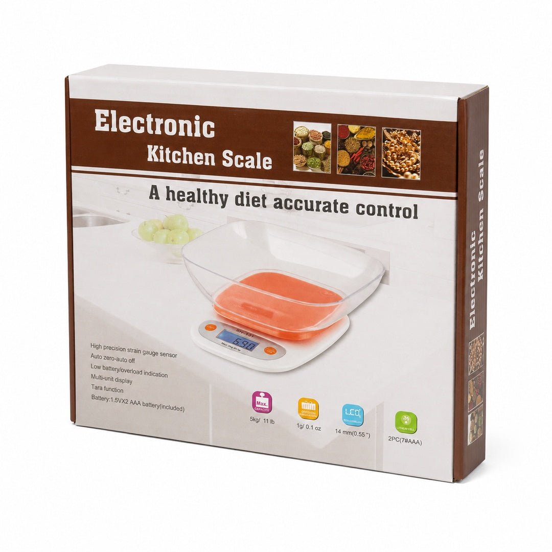 Balanza digital de cocina hasta 5 kg - vista 3 del producto