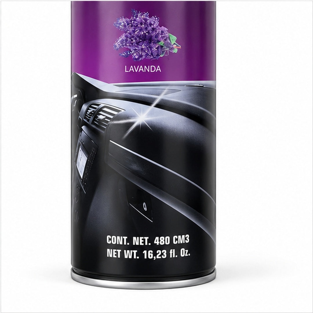 Silicona Automotriz Lavanda Toro Negro 480 cc