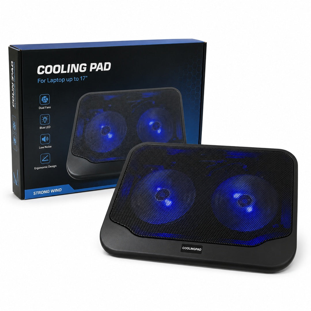 Enfriador de Ordenador Portátil con 2 Ventiladores - vista 3 del producto