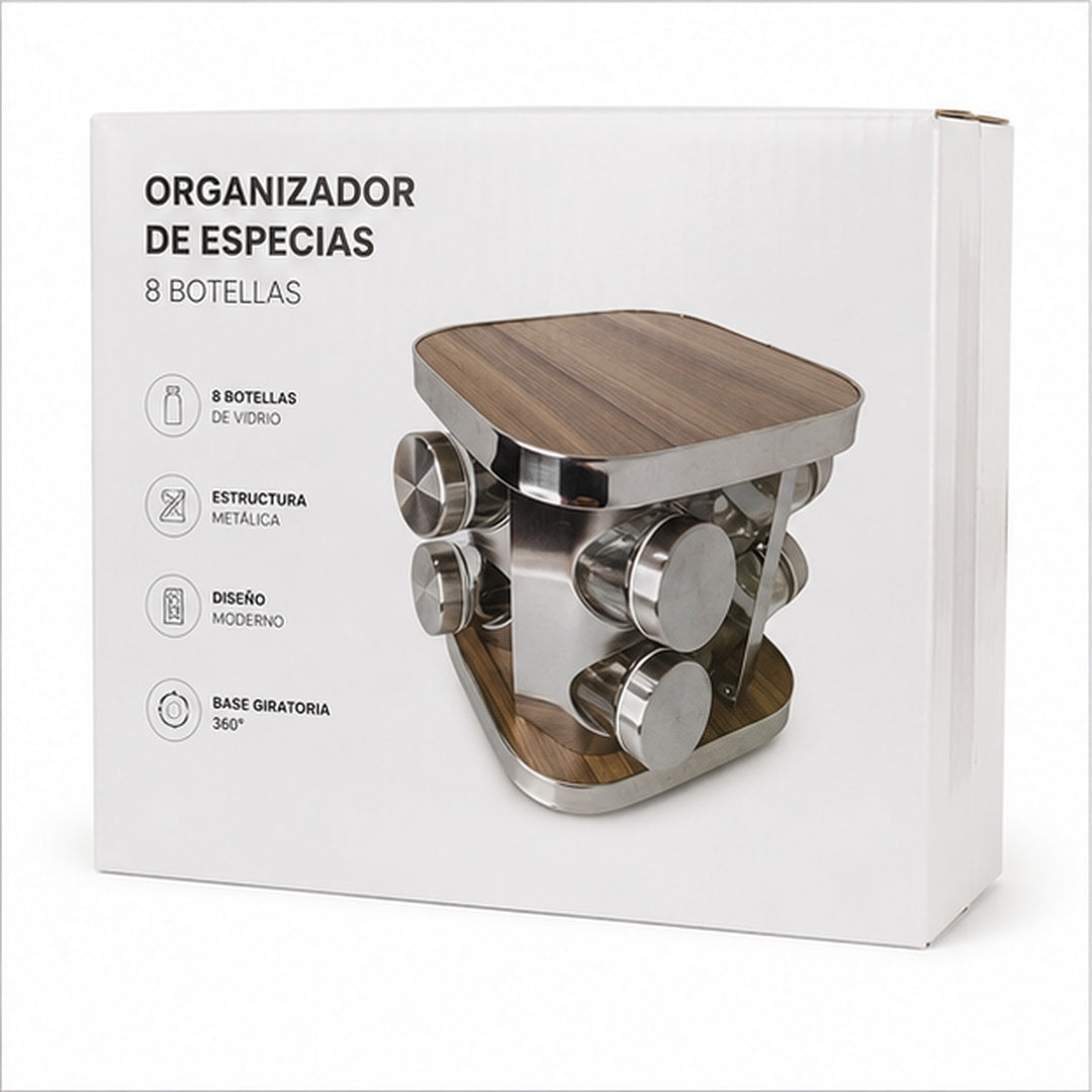 Especiero de Cocina Con 8 Frascos - vista 3 del producto