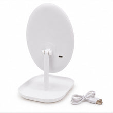 Espejo Con luz Led Recargable Ovalado Rosa - vista 7 del producto
