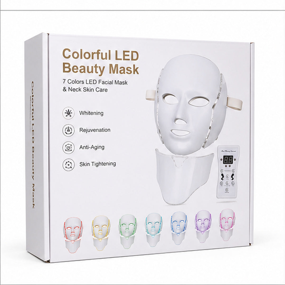 Mascara Led Con Cuello 7 Colores - vista 3 del producto