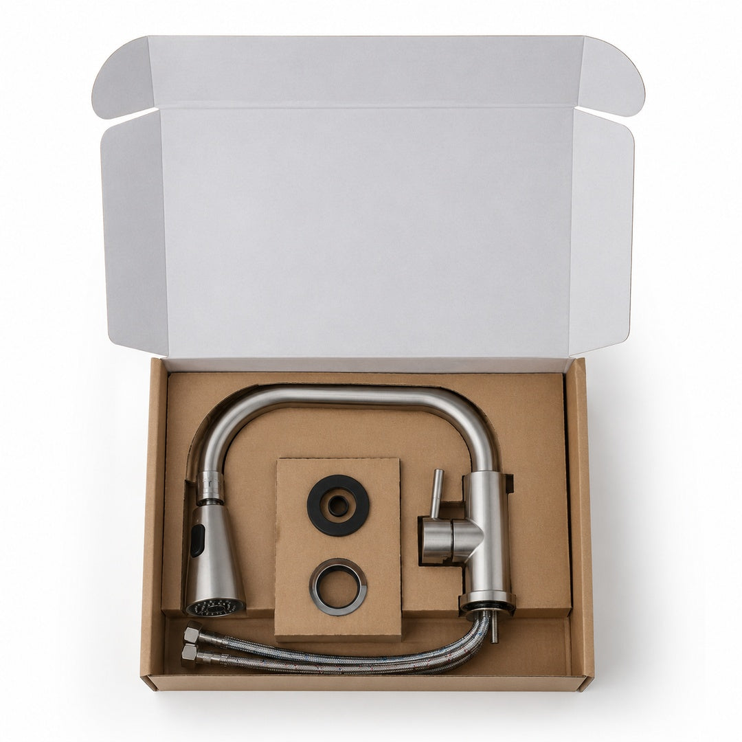 Llave Monomando Grifo Cocina Extensión Flexible Lavaplatos - vista 3 del producto