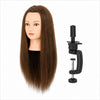 Cabeza Técnica Cabello 100% Sintético Con Soporte De Mesa