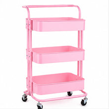 Carrito de peluquería color Rosado - vista 3 del producto